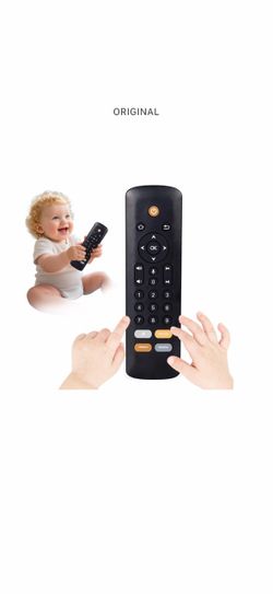 Baby TV Remote Toy with Lights & Sounds Interactive Learning Toy 3 Languages