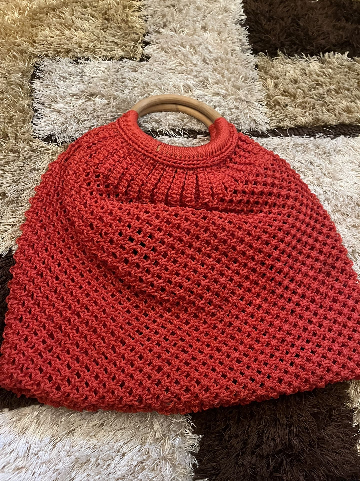Red Hand Bag