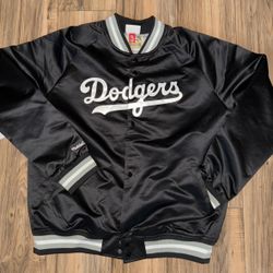 New men’s size large & XL Mitchell & ness LA Dodgers satin jacket 