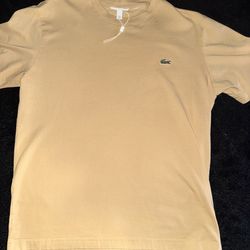 Lacoste tan color shirt classic fit