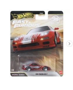 Hot Wheels Premium Fast and Furious Dom's 1995 Mazda RX-7 Chase