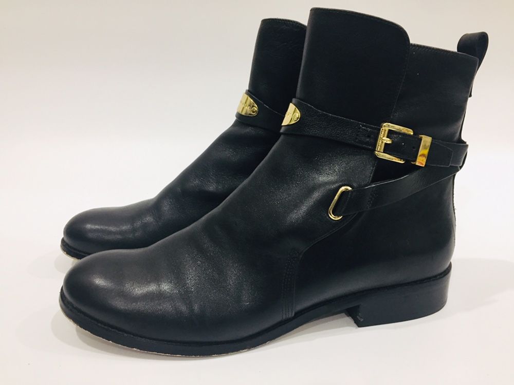 Michael Kors Leather Black Boots 10