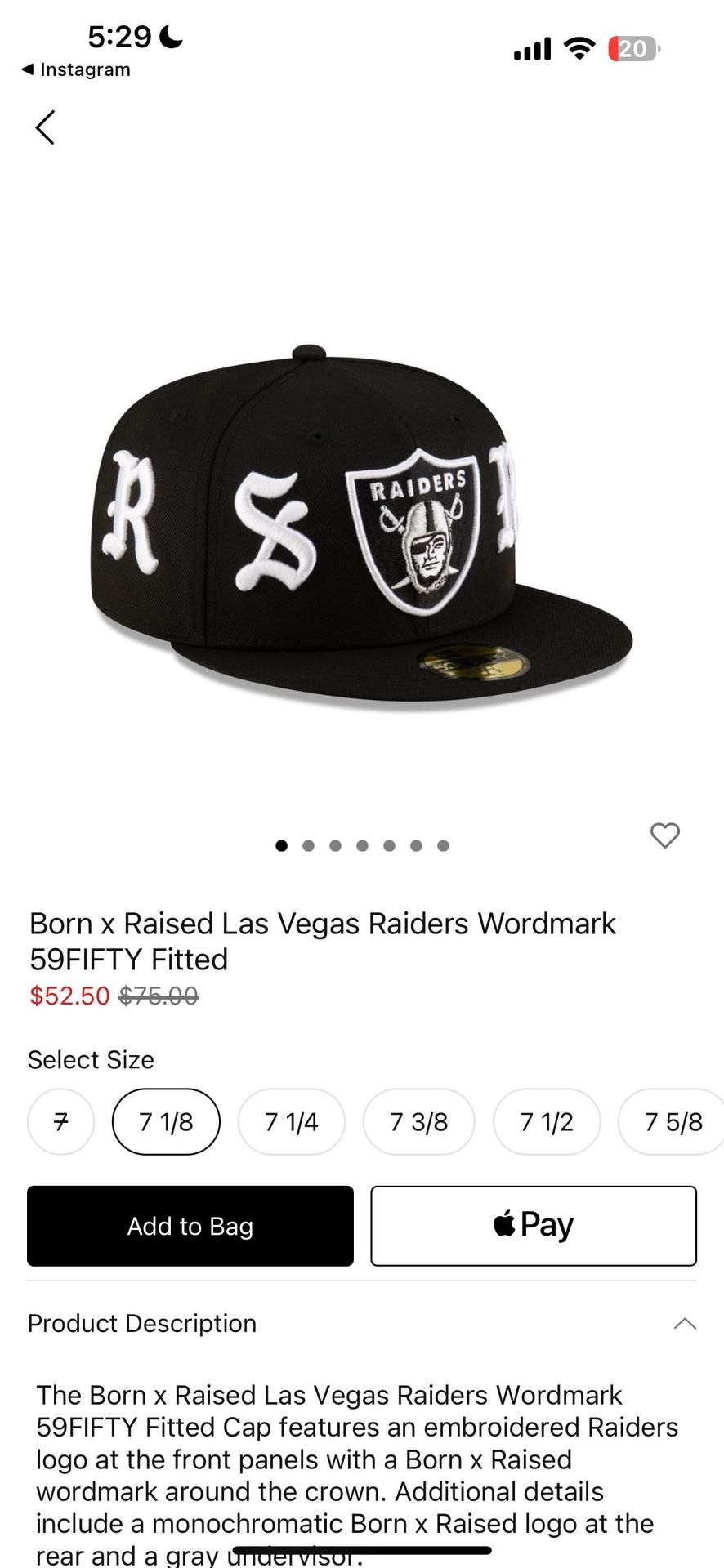 New Era Raiders Hat