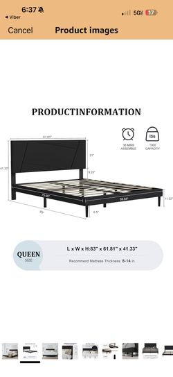 Queen size bed new