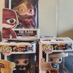 Funko Pop! Vinyl Figures 3in1 Bundle - The Flash, Lo Pan, Rain