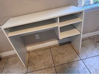White desk