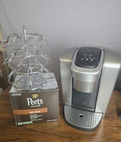 Coffee maker Keurig K- elite (incl box of 40 cups and  rotating  tear)