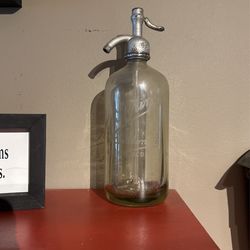 Large Old Seltzer Bottle