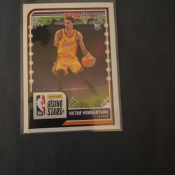 Victor Wembanyama Rookie 2023-24 NBA Hoops Rising Stars #282