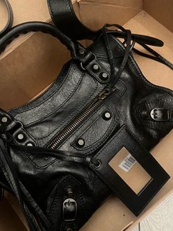 La City Bag Mini/ Black Lambskin