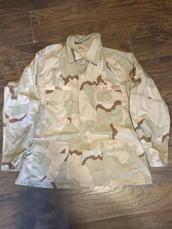 2003 Iraq DCU Air Force Desert Camo Shirt