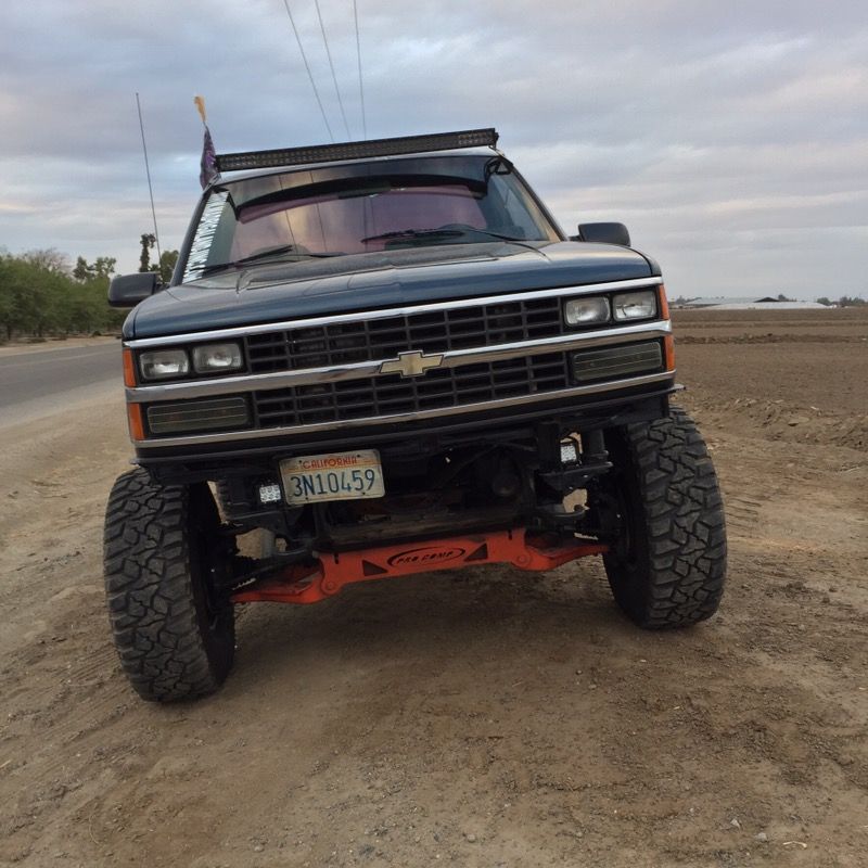 Lifted custom single cab obs z71 silverado 1988