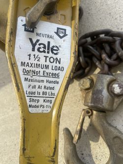 Yale Model Ps 1.5 ton