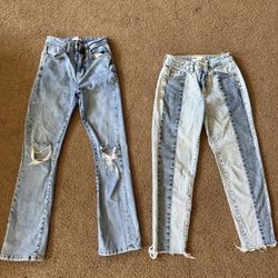 Forever 21 And Garage Jeans 