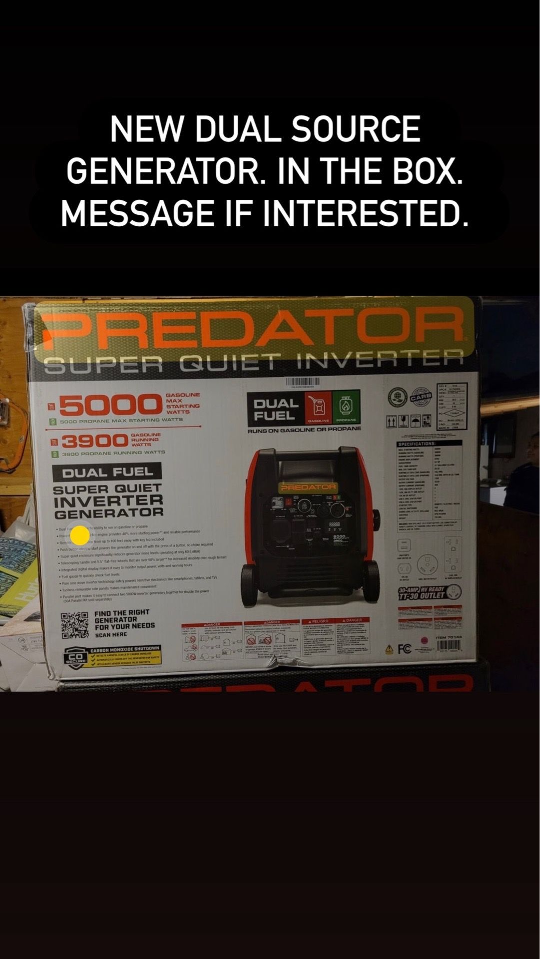 Predator new generator