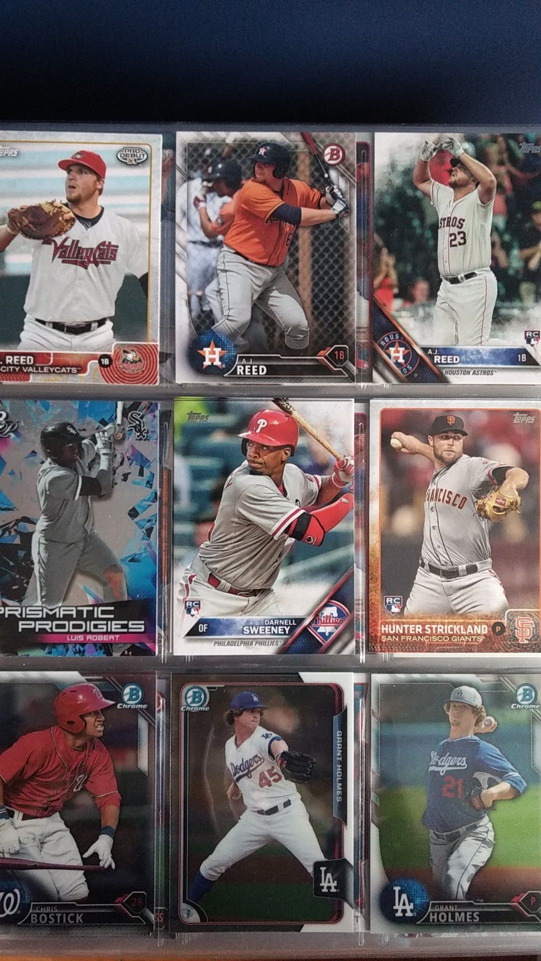Baseball cards ALL ROOKIES 60 pages 540 Rookies