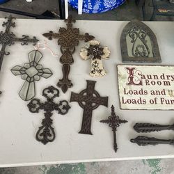 Crosses 3$ each  set  faith , love hope 10$