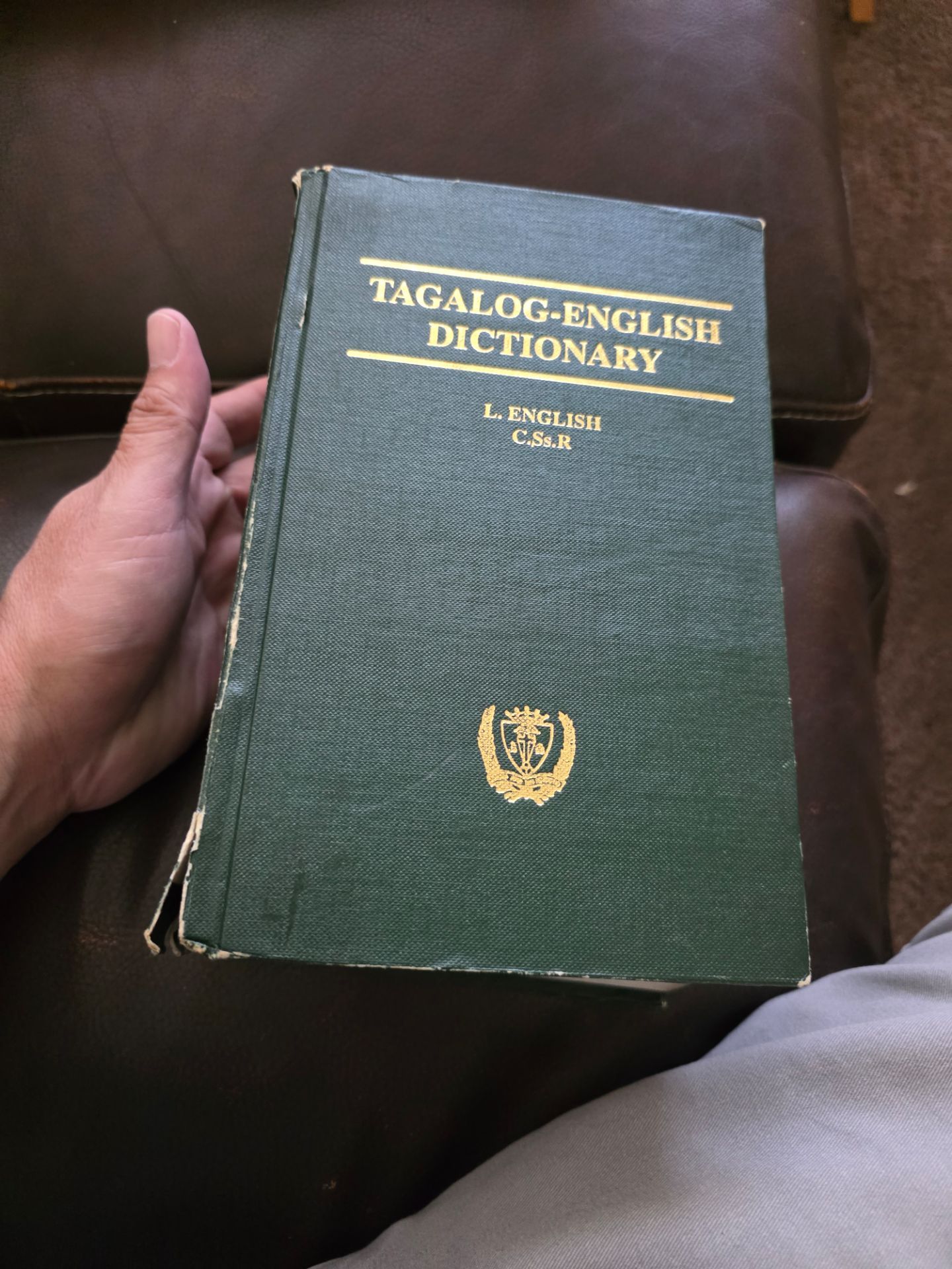 Tagalog-english Dictionary (Hardcover) leo english