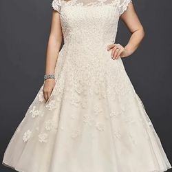 Wedding Dress With Matching Veil 