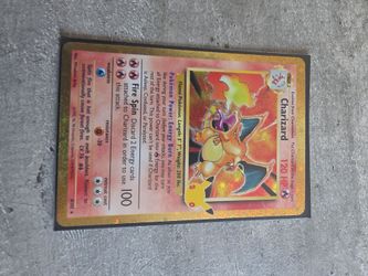 Charizard 30th anniversary gold border
