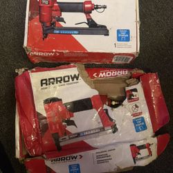 ARROW PNEUMATIC STAPLER $25 Each 