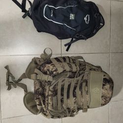 OSPREY Back Pack And SOG TACTICAL BACKPACK  $40 Each