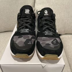 Bape A Bathing Ape Undefeated Black Size 10