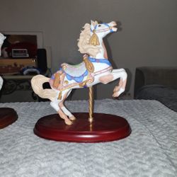 Vintage 1990 Lenox Carousel Horse 