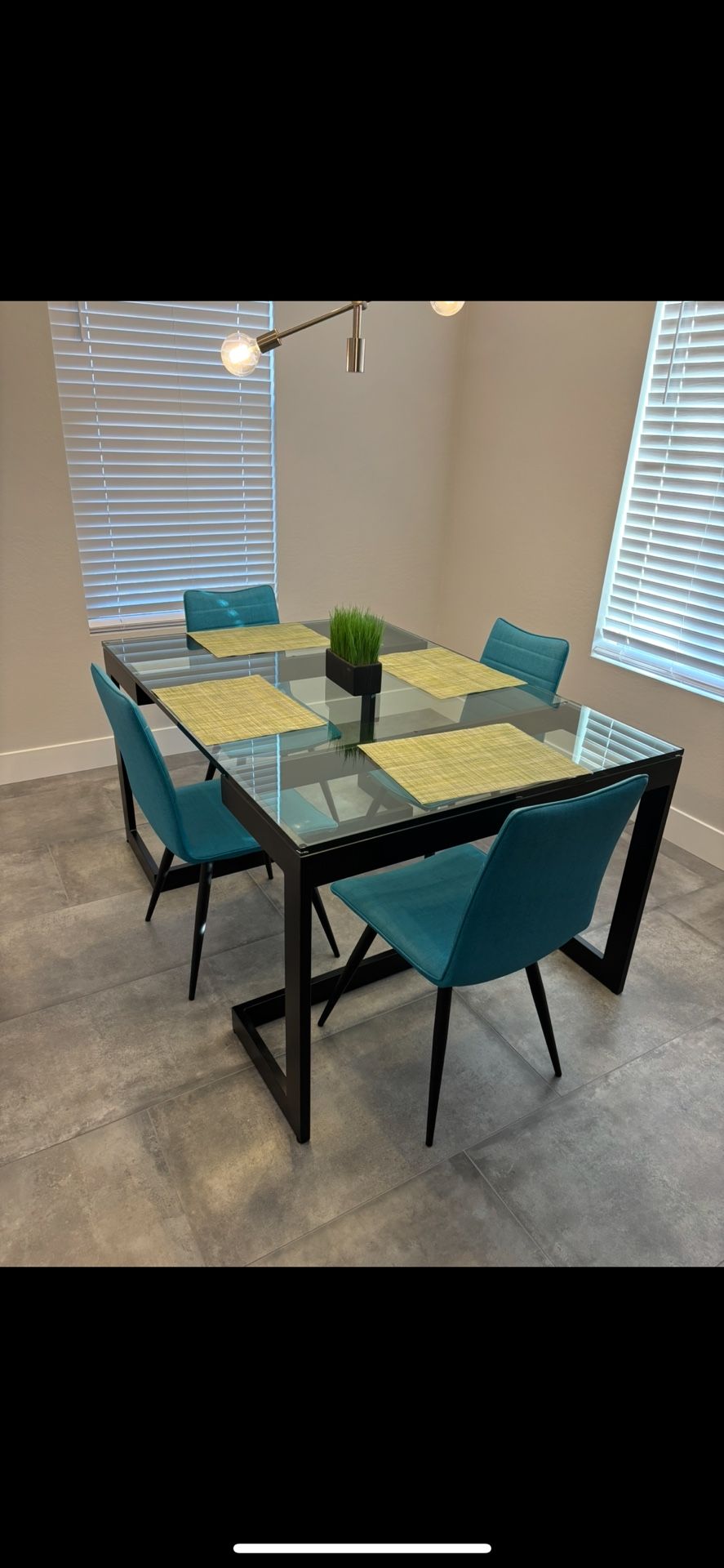 Modern Glass Dining Table
