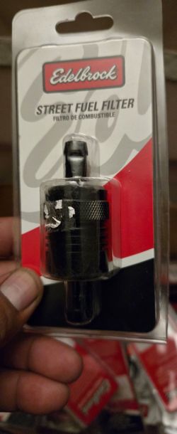 Edelbrock street fuel filter
