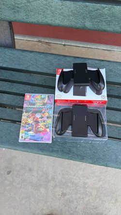 Mario kart duluxe game and joy con comfort grip