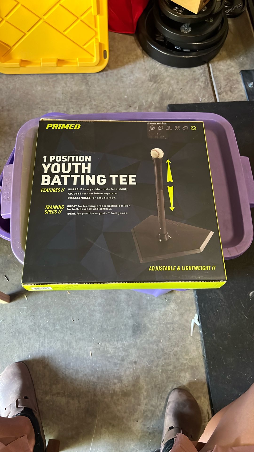Primed 1 Position Youth Batting Tee