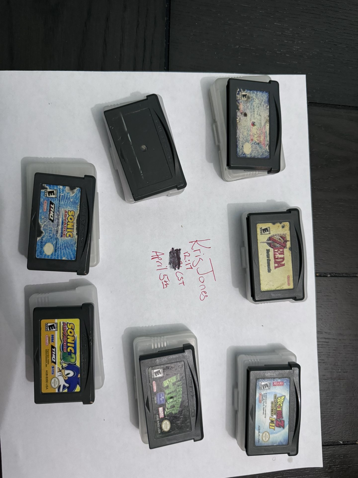 RARE Gameboy Advance Games For Sale