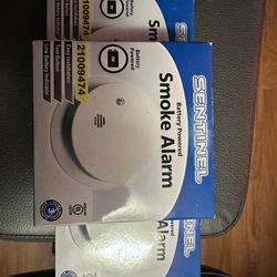 sentinel smoke alarm - $15 Each 