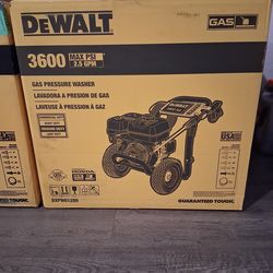Two New Dewalt Gas Pressure Washer