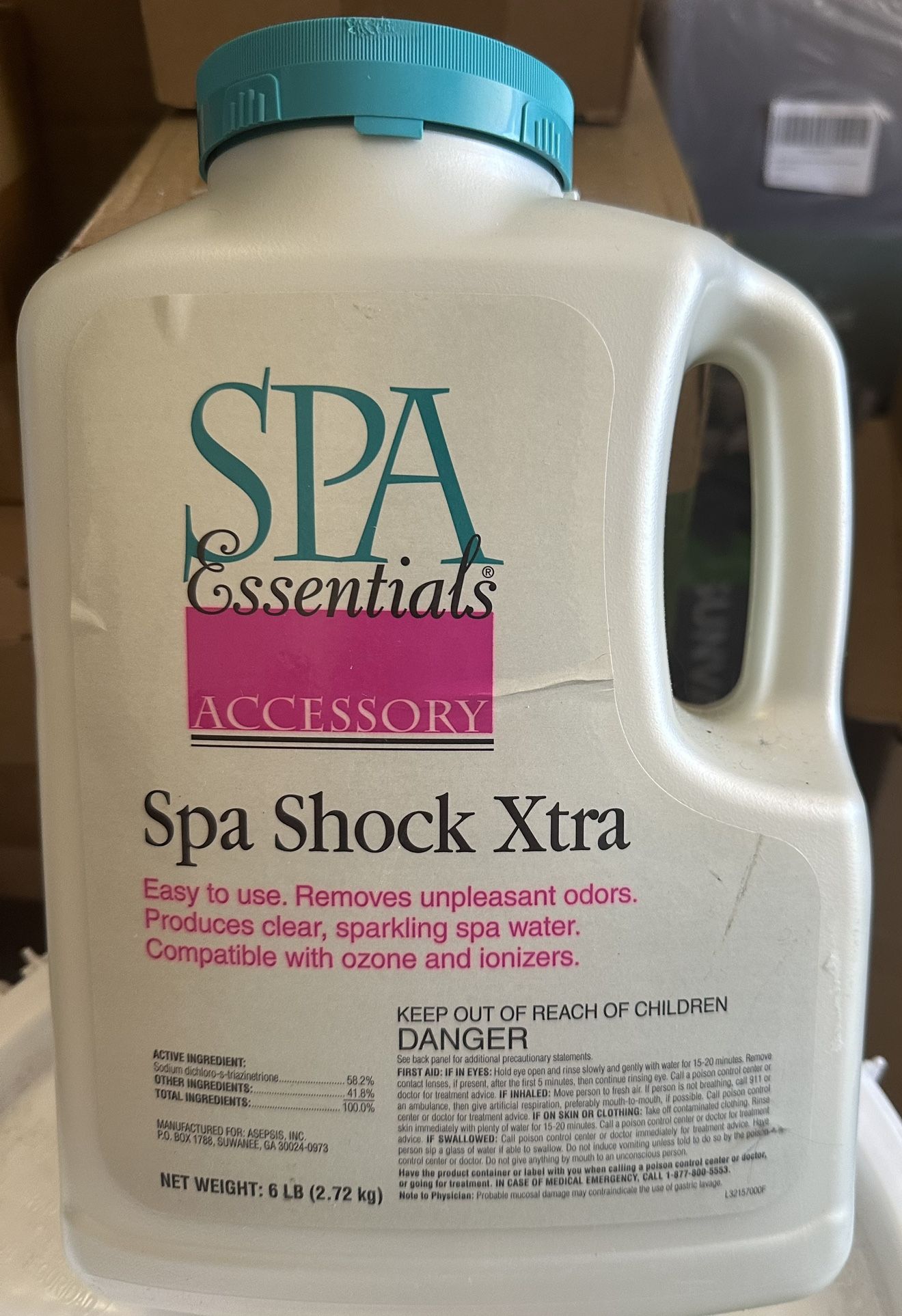 Spa Shock Xtra Dichlor Chlorine Shock for Spas and Hot Tubs Size: 6 lbs