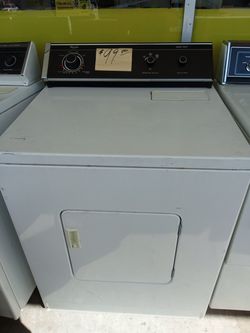 White Dryer heavy duty large capacity works great . Warranty . Delivery available . 2203 Fowler st. Ft. Myers 33901