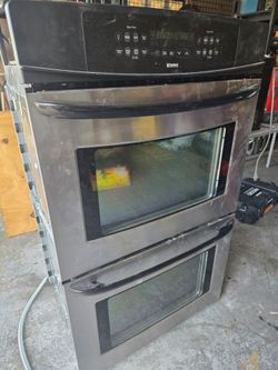 Kenmore double oven and microwave