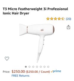 T3 Featherweight 3i hair dryer