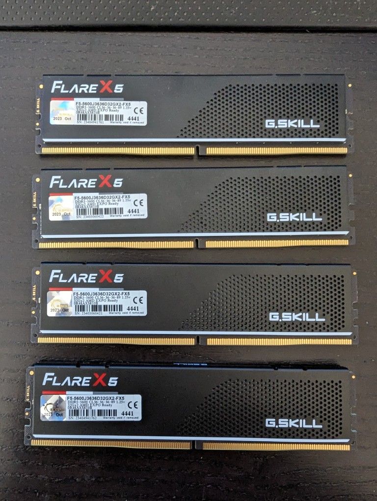 Flare X 5 DDR5 5600mhz X4 128 Ram (AMD Expo)