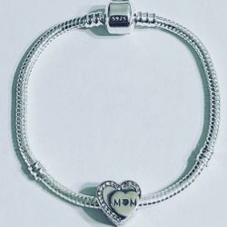  9.25 Sterling Silver Snake Bracelets