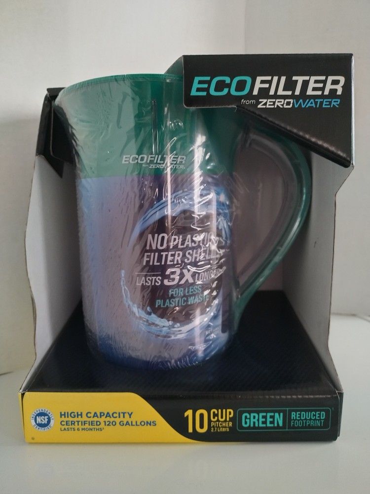 ZeroWater Eco Filter Pitcher 10 Cups