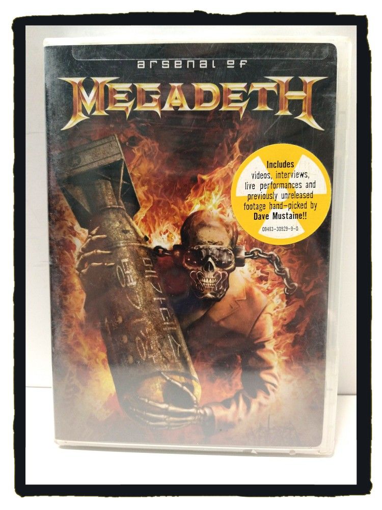 RARE ☠️ Arsenal of MEGADETH ☠️ 2006 2-DVD Set - 2 hrs 30 min (NEW)