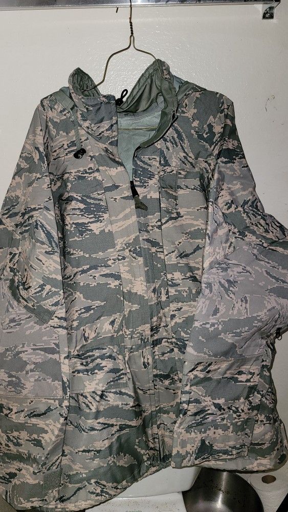 Military Tiger Stripe Parka Gore Tex Purpose Camouflage coat jacket X Large Regular