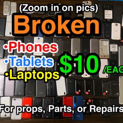 📱💻 Broken Phones, Tablets & Laptops – $10 Each
