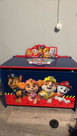 Delta children paw patrol toy chest