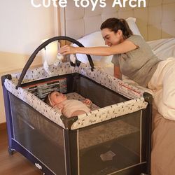 New Pamo Babe Pack and Play with Bassinet, Portable Playard Asking $65 OBO!!!