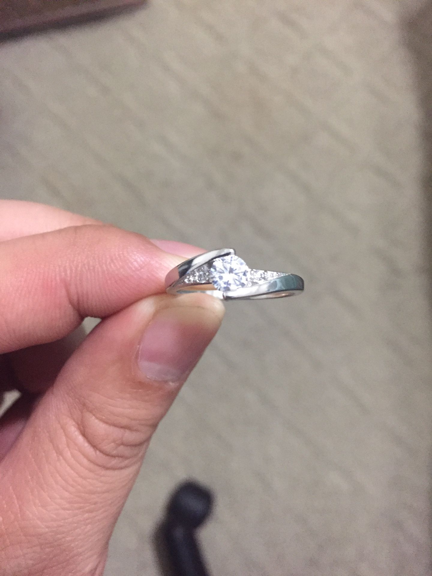 S925 Sterling Silver Women Wedding Ring