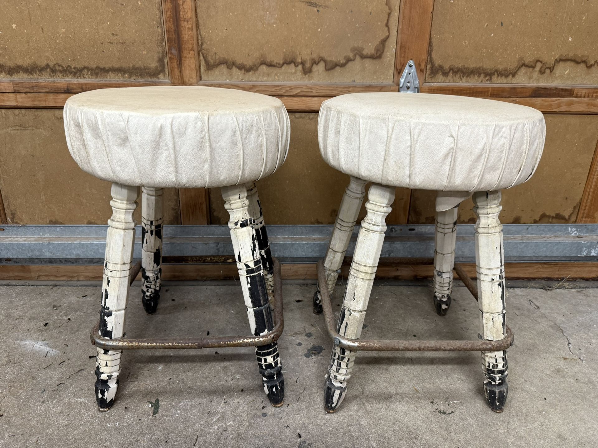 Pair Of Swivel Barstools