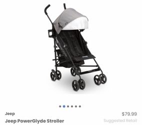 New Jeep Powerglyde Stroller/Small Stroller